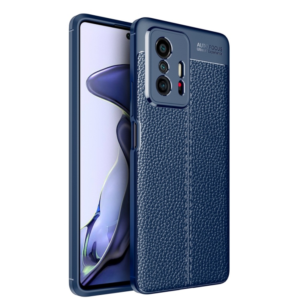 Xiaomi Mi 11T / 11T Pro Удароустойчив Litchi Skin Калъф и Протектор
