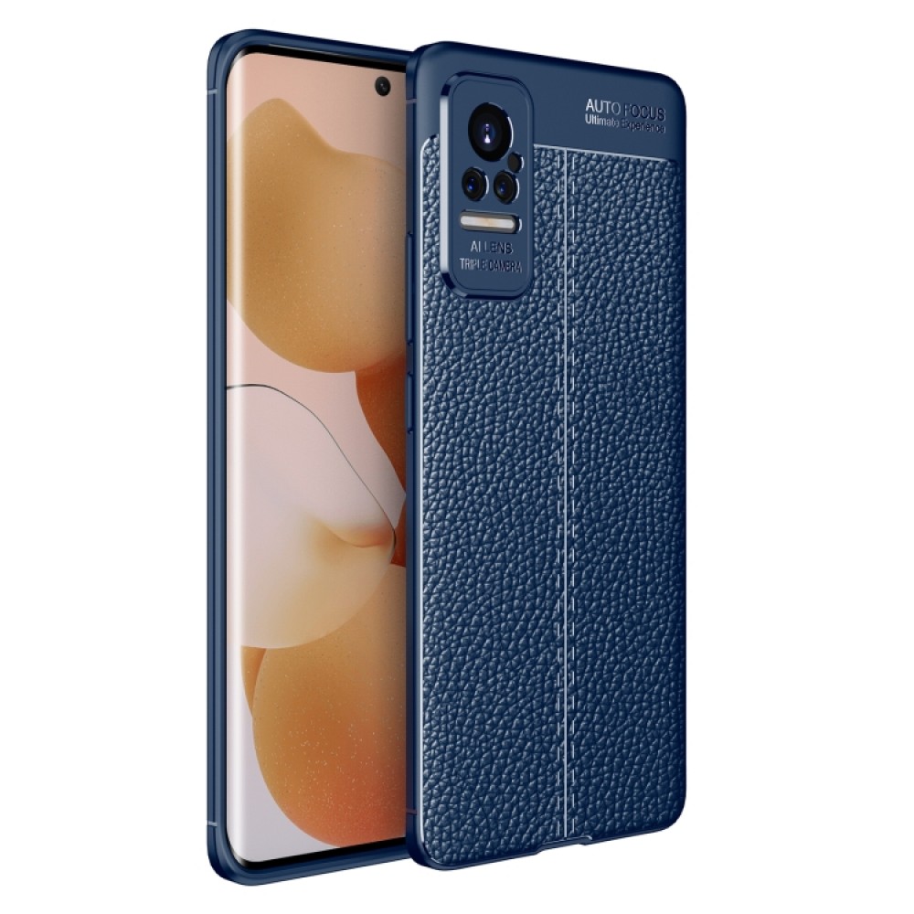 Xiaomi Civi Удароустойчив Litchi Skin Калъф и Протектор