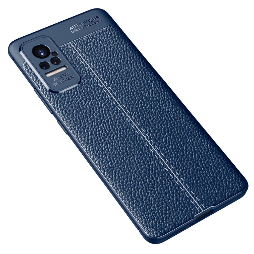 Xiaomi Civi Удароустойчив Litchi Skin Калъф и Протектор