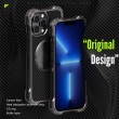 Apple  iPhone 13 Pro Удароустойчив R-JUST RJ51 Hollow Метален Калъф и Протектор