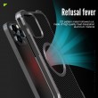 Apple  iPhone 13 Pro Удароустойчив R-JUST RJ51 Hollow Метален Калъф и Протектор