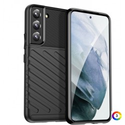 Samsung Galaxy S22 5G Удароустойчив Twill Texture Калъф и Протектор