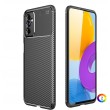 Samsung Galaxy M52 5G Удароустойчив Carbon Fiber Калъф и Протектор