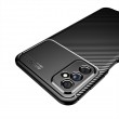 Samsung Galaxy M52 5G Удароустойчив Carbon Fiber Калъф и Протектор