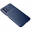 Samsung Galaxy M52 5G Удароустойчив Carbon Fiber Калъф и Протектор