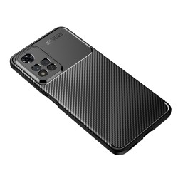 Xiaomi Redmi Note 11 Pro Удароустойчив Carbon Fiber Калъф и Протектор