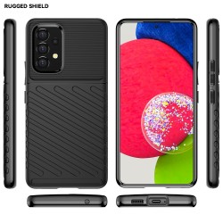 Samsung Galaxy A53 5G Удароустойчив Twill Texture Калъф и Протектор