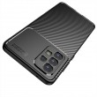 Samsung Galaxy A33 5G Удароустойчив Carbon Fiber Калъф и Протектор
