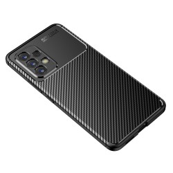 Samsung Galaxy A53 5G Удароустойчив Carbon Fiber Калъф и Протектор