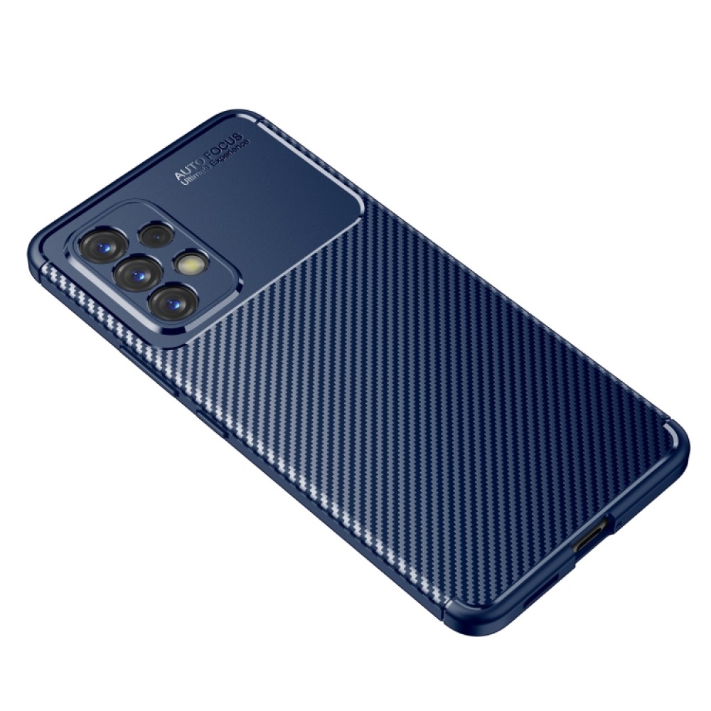 Samsung Galaxy A53 5G Удароустойчив Carbon Fiber Калъф и Протектор