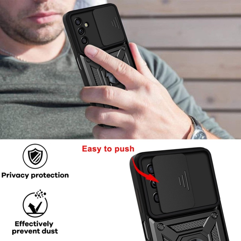 Samsung Galaxy A13 5G Удароустойчив Ring Holder Калъф и Протектор
