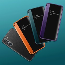 Samsung Galaxy S22+ 5G  View Window Кожен Калъф и Протектор