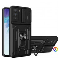 Samsung Galaxy S21 FE 5G Удароустойчив Ring Holder Калъф и Протектор