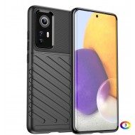 Xiaomi 12 Удароустойчив Twill Texture Калъф и Протектор
