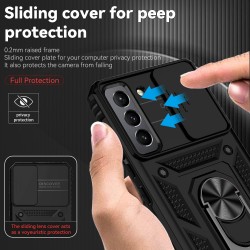 Samsung Galaxy S22+ 5G Удароустойчив Ring Holder Калъф и Протектор