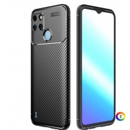 OPPO Realme C21Y/C25Y Удароустойчив Carbon Fiber Калъф и Протектор
