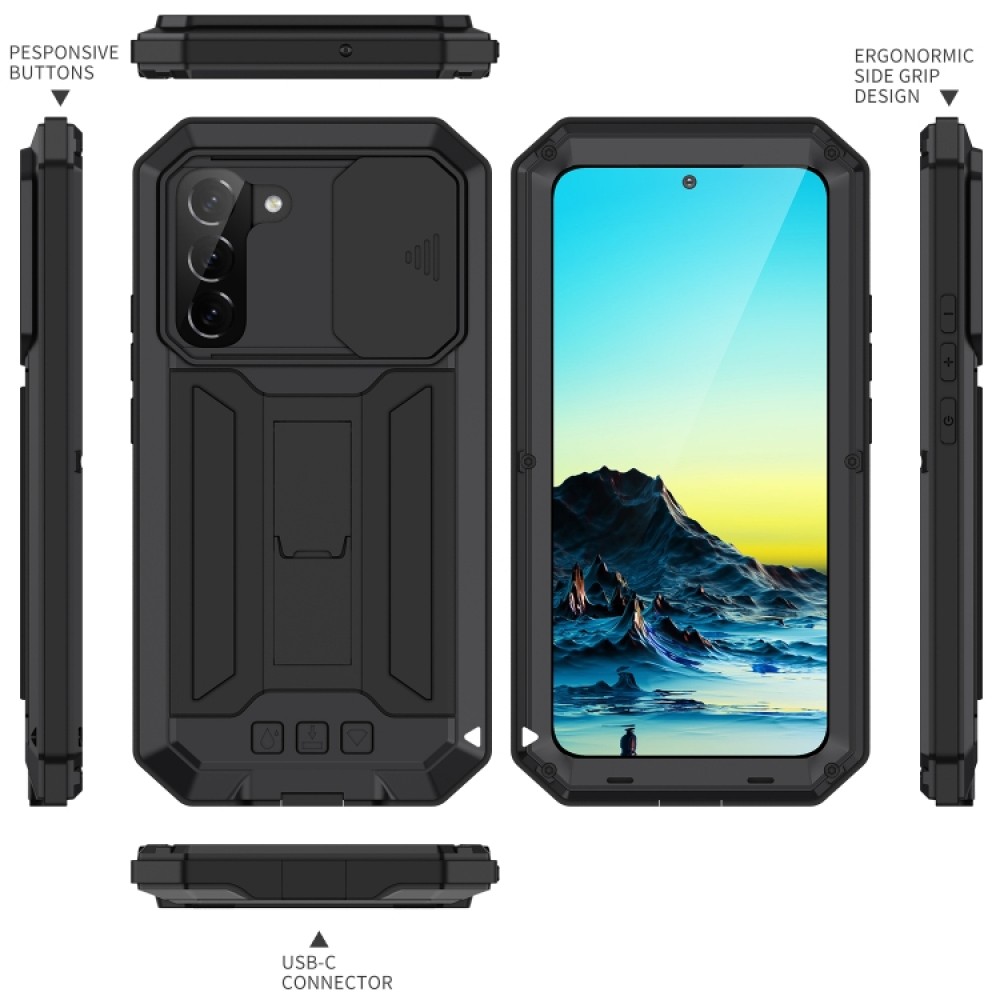 Samsung Galaxy S22 5G  R-Just Удароустойчив/Водоустойчив Калъф 360 Градуса Защита и Протектор