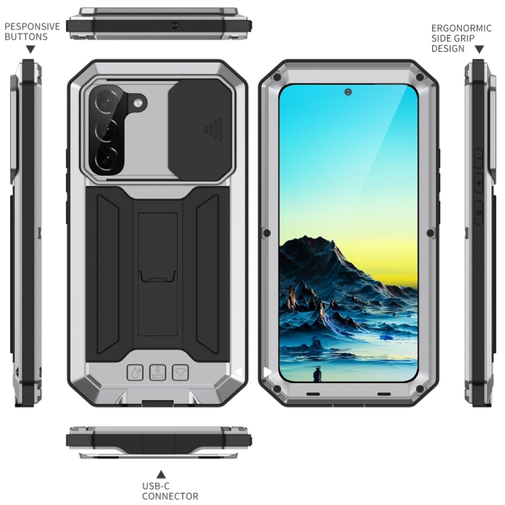 Samsung Galaxy S22 5G  R-Just Удароустойчив/Водоустойчив Калъф 360 Градуса Защита и Протектор