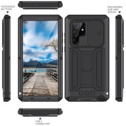 Samsung Galaxy S22 Ultra 5G Удароустойчив/Водоустойчив Калъф 360 Градуса Защита и Протектор