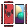 Samsung Galaxy A03 Core Удароустойчив Ring Holder Калъф и Протектор