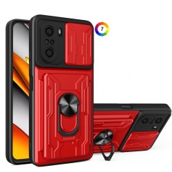 Xiaomi Redmi K40/Poco F3/Mi 11i Удароустойчив Ring Holder Калъф и Протектор