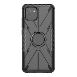 Samsung Galaxy A03 Удароустойчив Ring Holder Калъф и Протектор