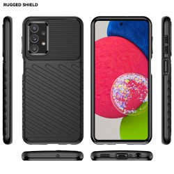 Samsung Galaxy A23 Удароустойчив Twill Texture Калъф и Протектор