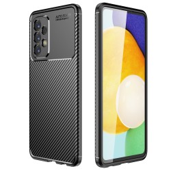 Samsung Galaxy A23 5G  Удароустойчив Carbon Fiber Калъф и Протектор