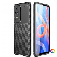Xiaomi Redmi K50 Pro Удароустойчив  Carbon Fiber Калъф и Протектор