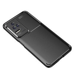 Xiaomi Redmi K50 Pro Удароустойчив  Carbon Fiber Калъф и Протектор