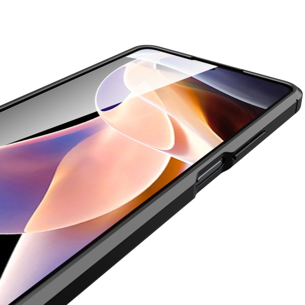 Xiaomi Poco X4 Pro 5G Удароустойчив Litchi Skin Калъф и Протектор