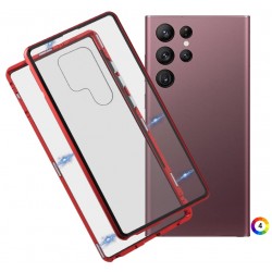 Samsung Galaxy S22 Ultra 5G View Window/ Magnetic Metal Frame Калъф и Протектор