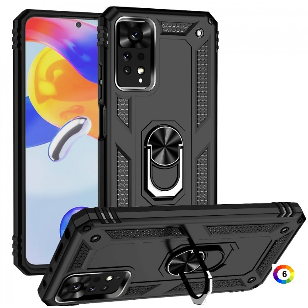 Xiaomi Redmi Note 11 Pro Удароустойчив Ring Holder Калъф и Протектор