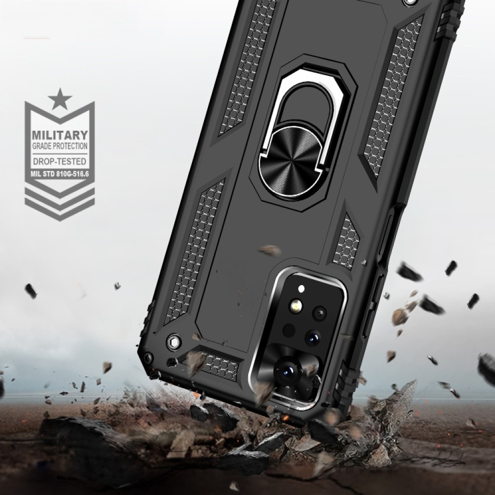 Xiaomi Redmi Note 11 Pro Удароустойчив Ring Holder Калъф и Протектор