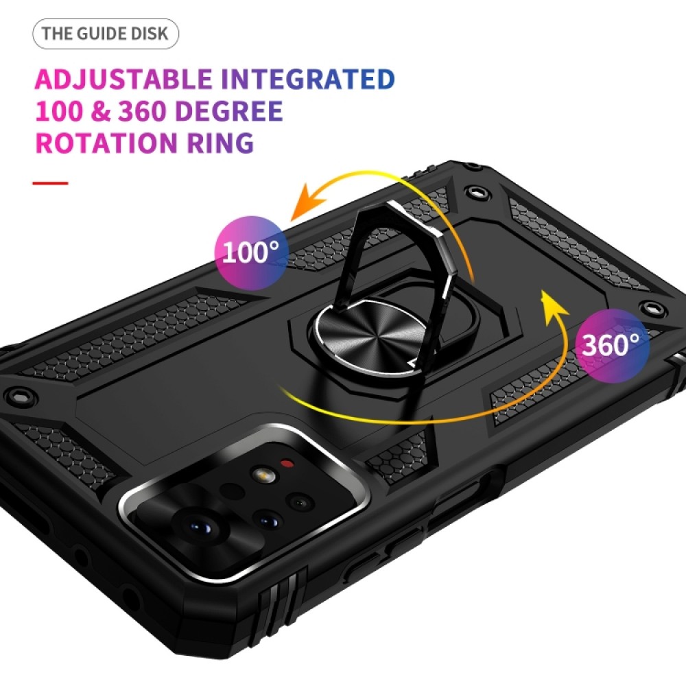 Xiaomi Redmi Note 11 Pro Удароустойчив Ring Holder Калъф и Протектор