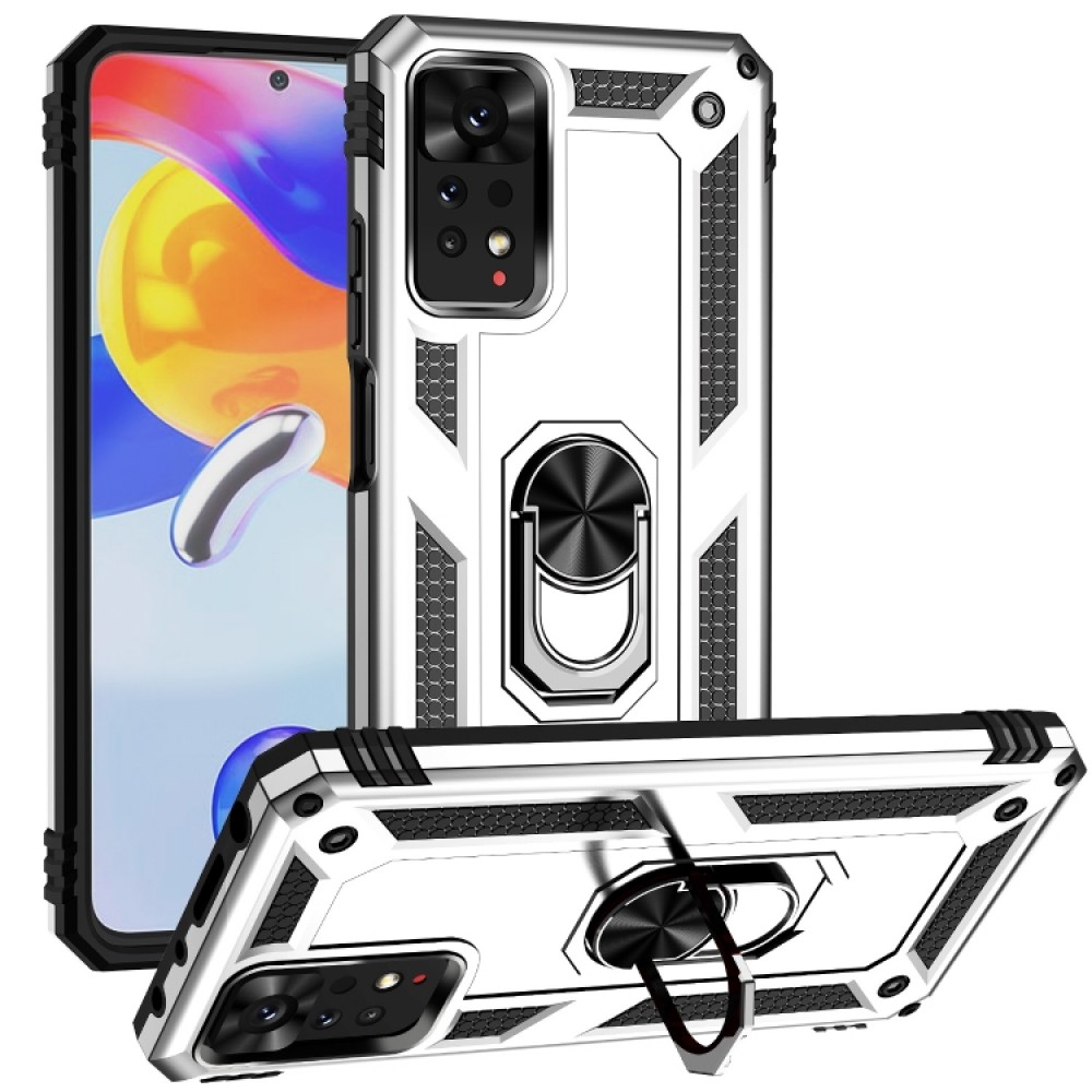 Xiaomi Redmi Note 11 Pro Удароустойчив Ring Holder Калъф и Протектор