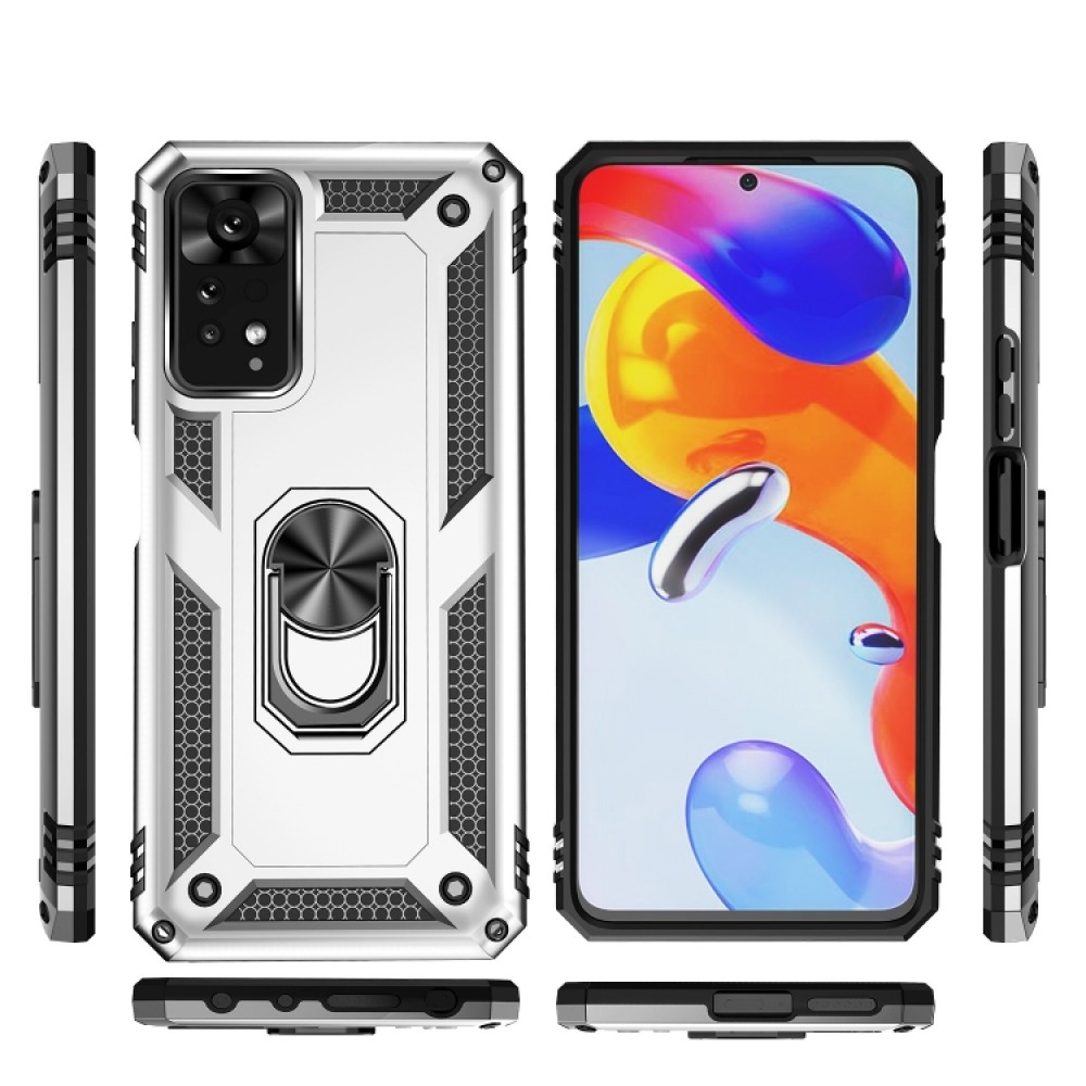 Xiaomi Redmi Note 11 Pro Удароустойчив Ring Holder Калъф и Протектор