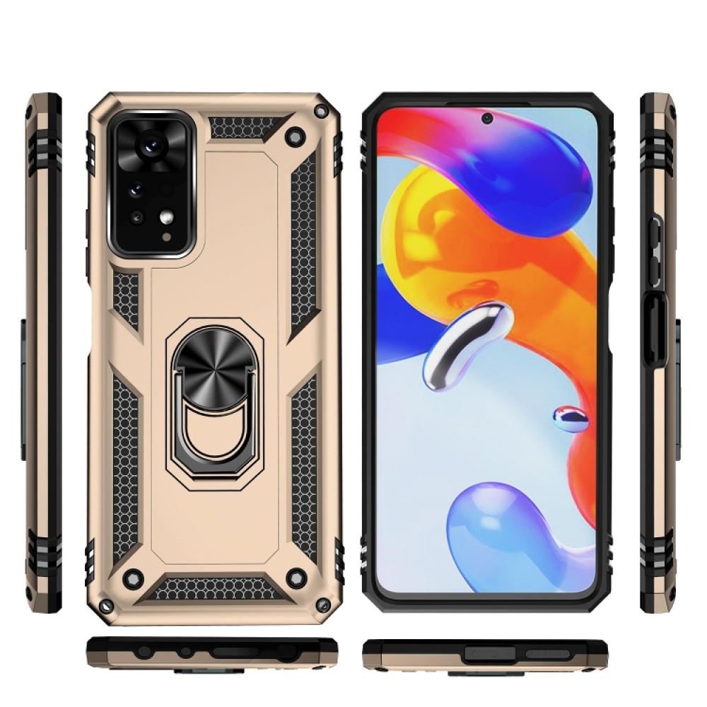 Xiaomi Redmi Note 11 Pro Удароустойчив Ring Holder Калъф и Протектор