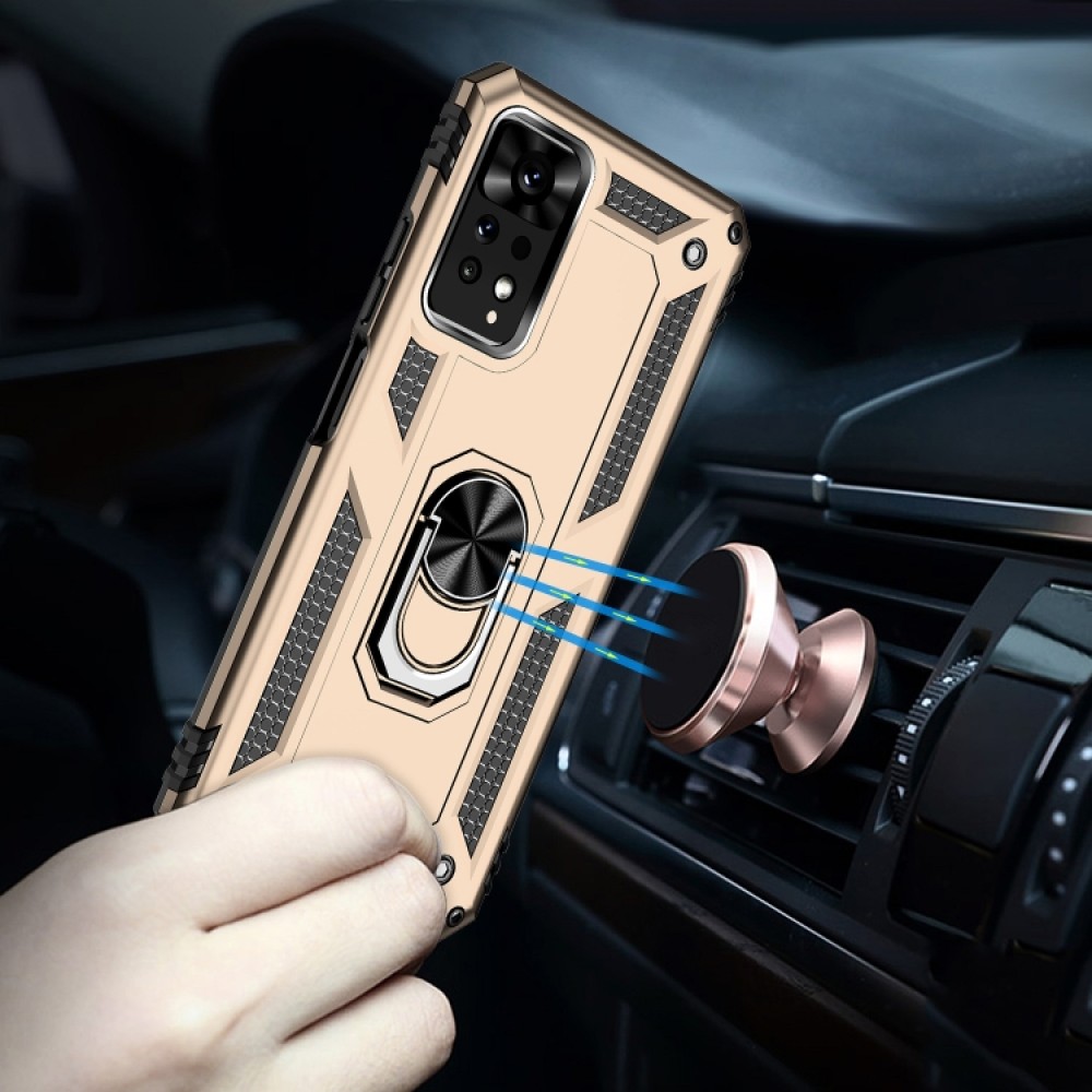 Xiaomi Redmi Note 11 Pro Удароустойчив Ring Holder Калъф и Протектор