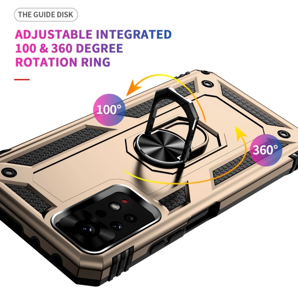 Xiaomi Redmi Note 11 Pro Удароустойчив Ring Holder Калъф и Протектор