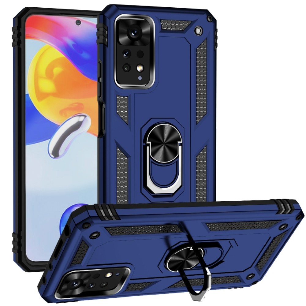Xiaomi Redmi Note 11 Pro Удароустойчив Ring Holder Калъф и Протектор