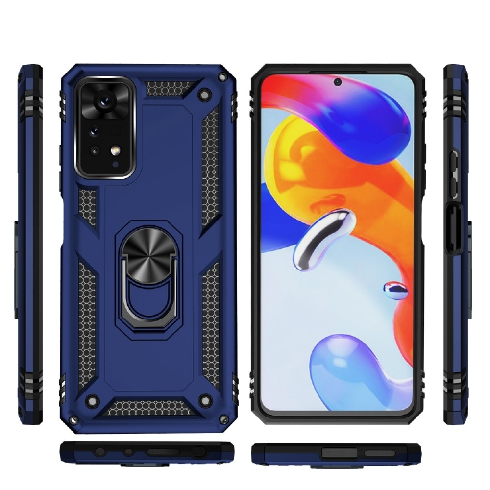 Xiaomi Redmi Note 11 Pro Удароустойчив Ring Holder Калъф и Протектор