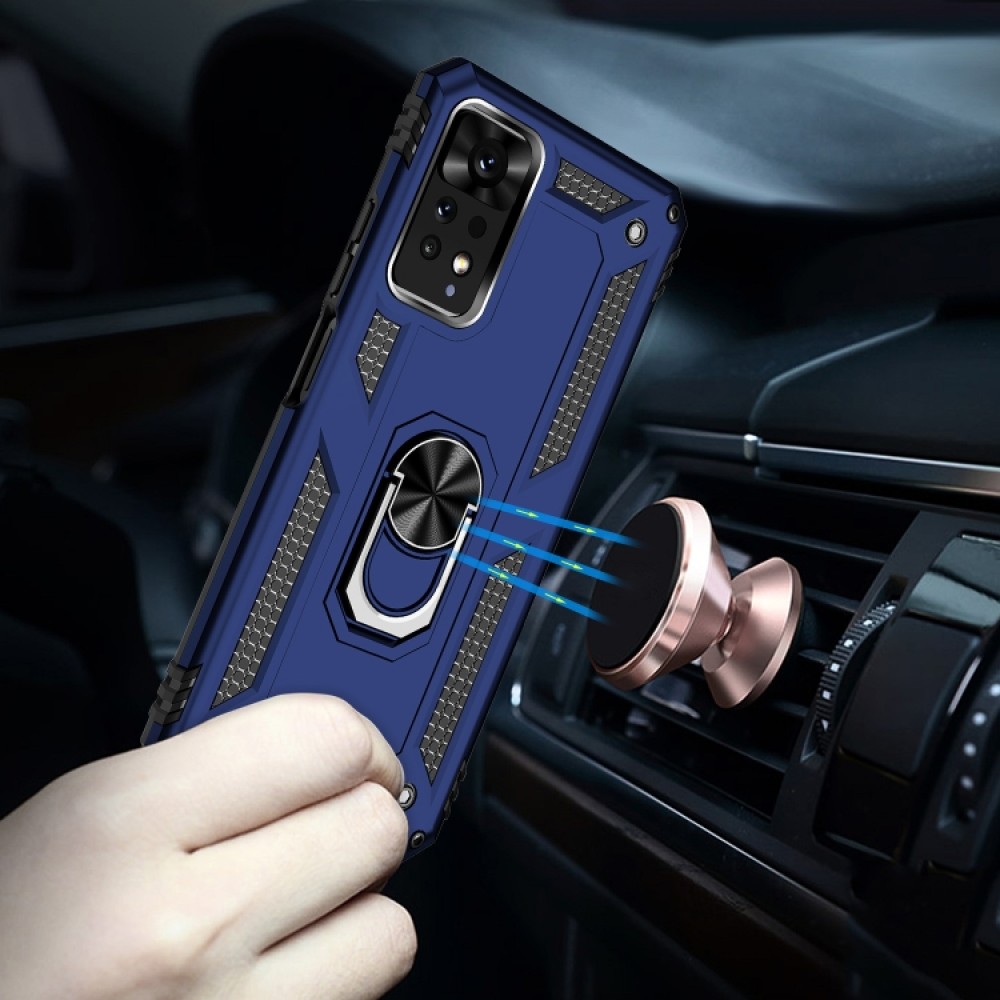 Xiaomi Redmi Note 11 Pro Удароустойчив Ring Holder Калъф и Протектор