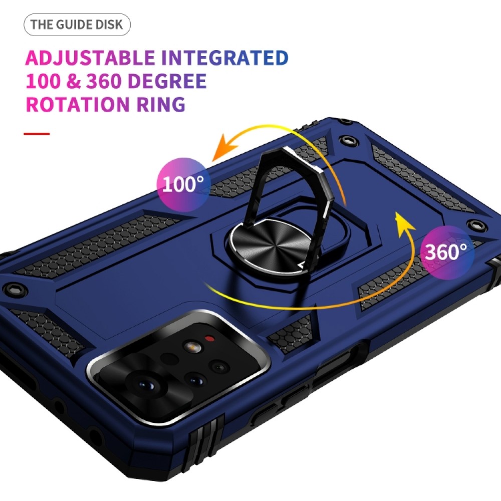 Xiaomi Redmi Note 11 Pro Удароустойчив Ring Holder Калъф и Протектор