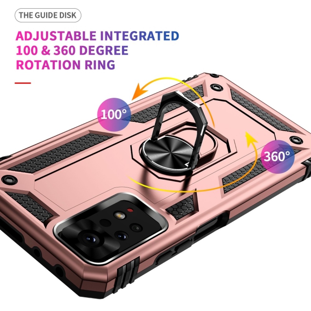 Xiaomi Redmi Note 11 Pro Удароустойчив Ring Holder Калъф и Протектор