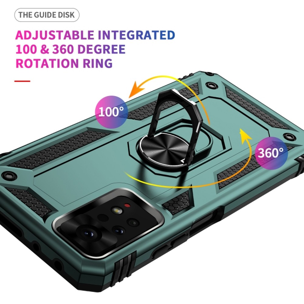 Xiaomi Redmi Note 11 Pro Удароустойчив Ring Holder Калъф и Протектор