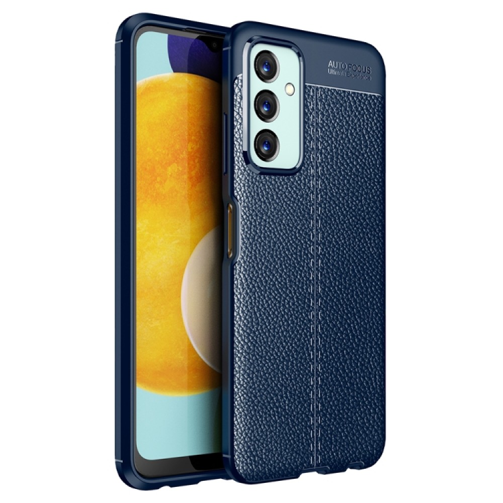 Samsung Galaxy M23 5G/F23 5G Удароустойчив Litchi Skin Калъф и Протектор