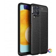 Samsung Galaxy M53 5G Удароустойчив Litchi Skin Калъф и Протектор