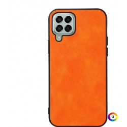 Samsung Galaxy M33 5G Удароустойчив Litchi Skin Калъф и Протектор
