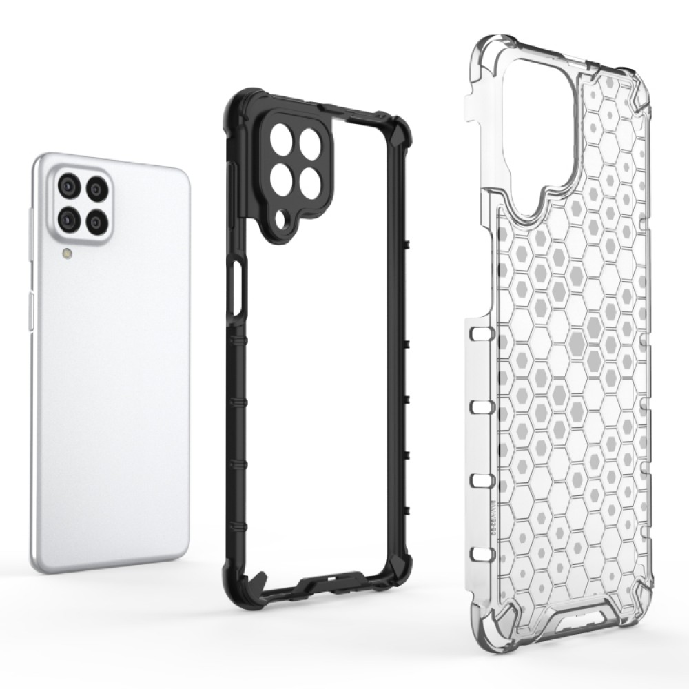 Samsung Galaxy M53 5G Силиконов Калъф Honeycomb TPU и Протектор